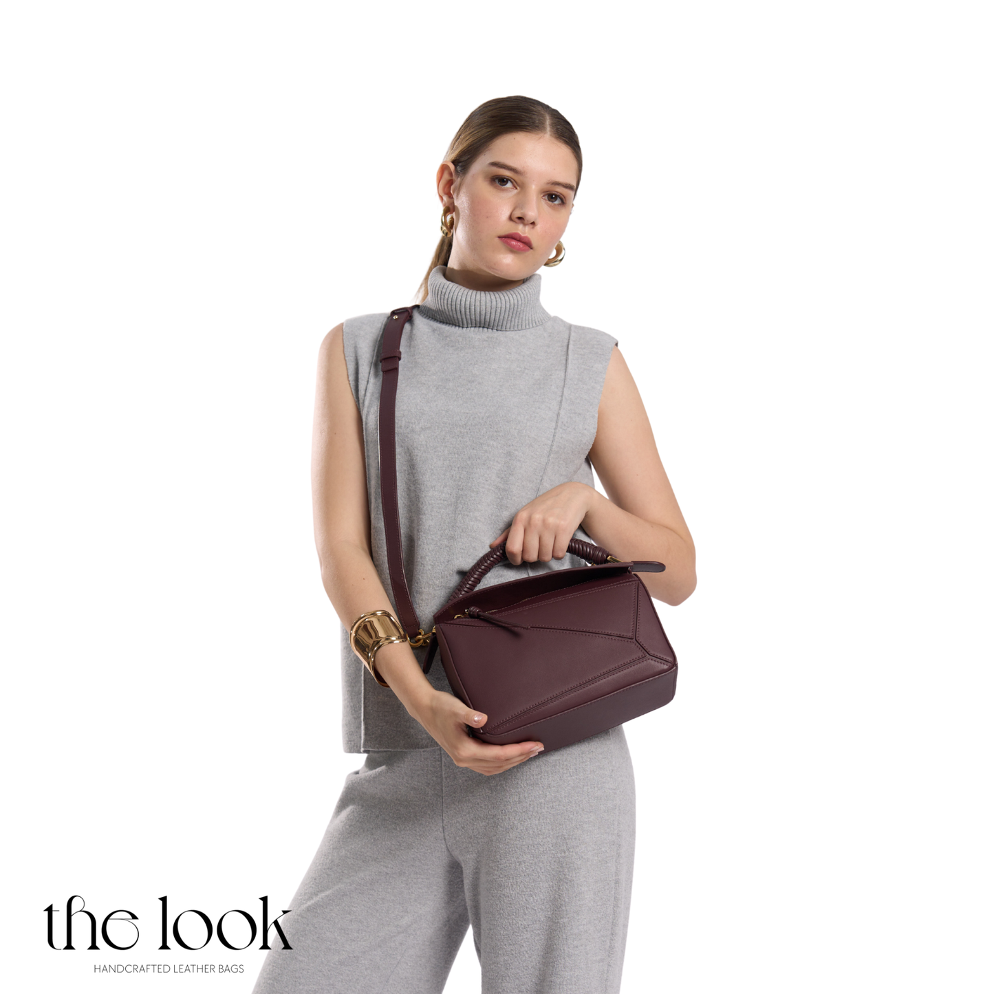 The Braided Mosaic Medium Crossbody- Elité Edition