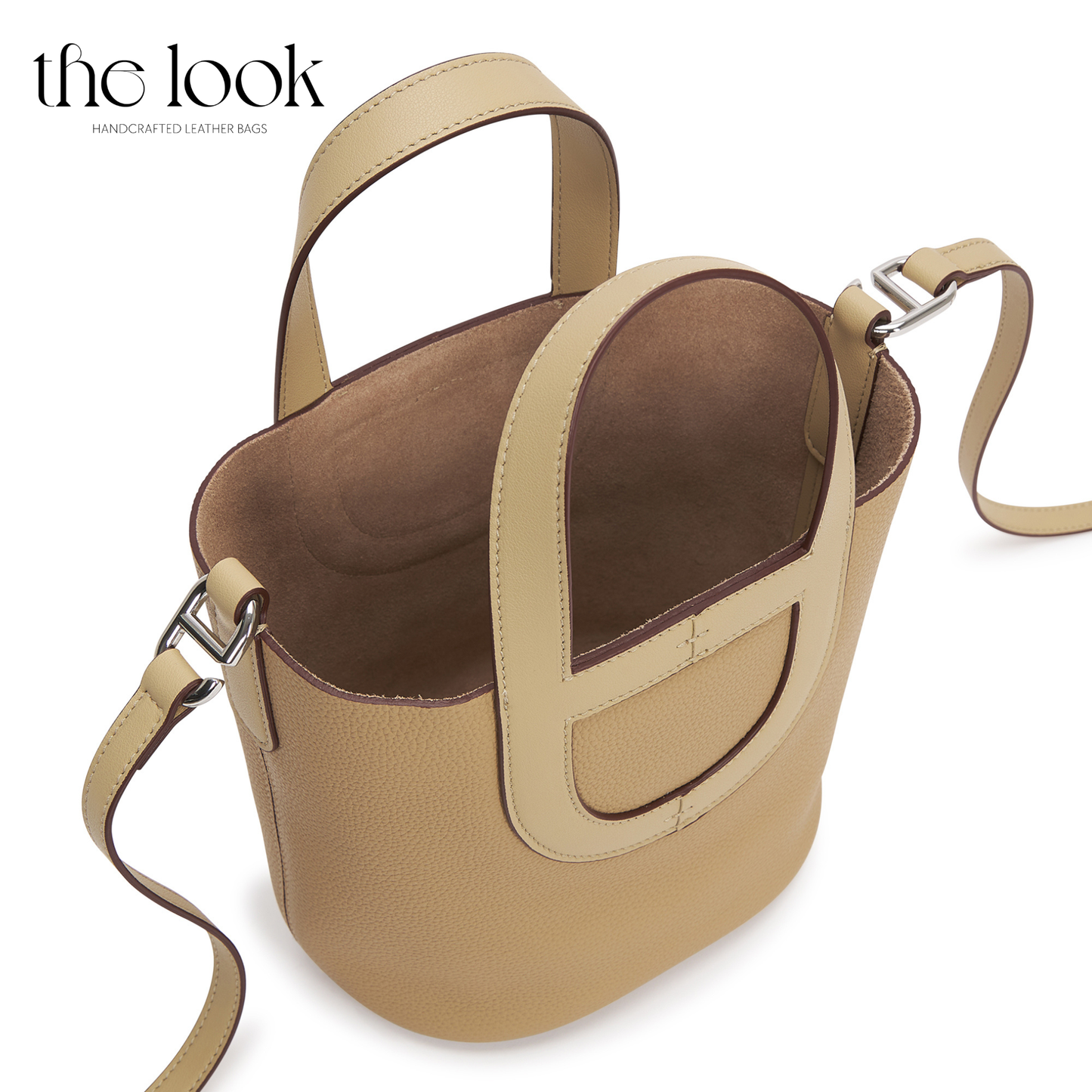 The Portia Nautical Crossbody Bucket Bag
