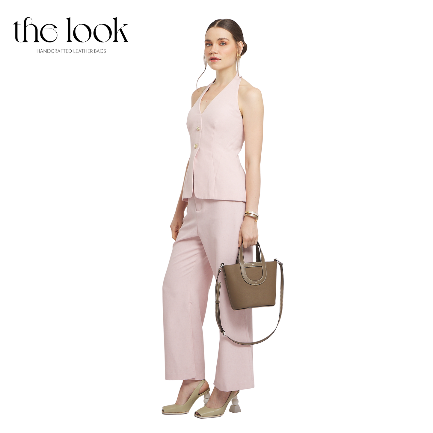 The Portia Nautical Crossbody Bucket Bag