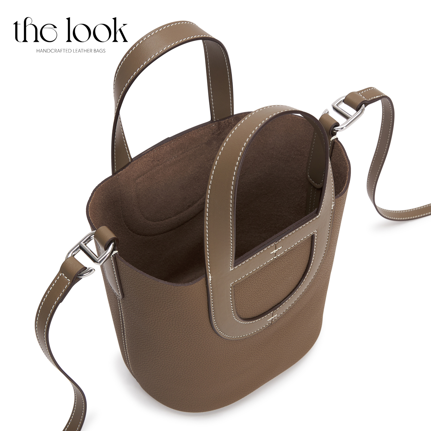 The Portia Nautical Crossbody Bucket Bag