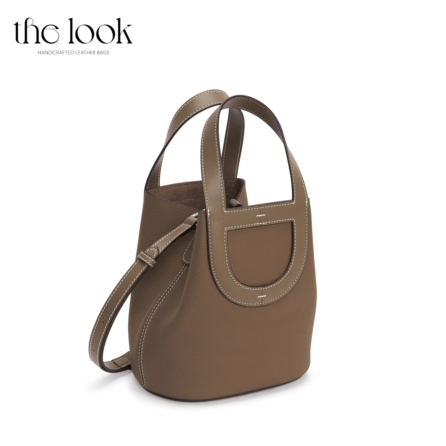 The Portia Nautical Crossbody Bucket Bag