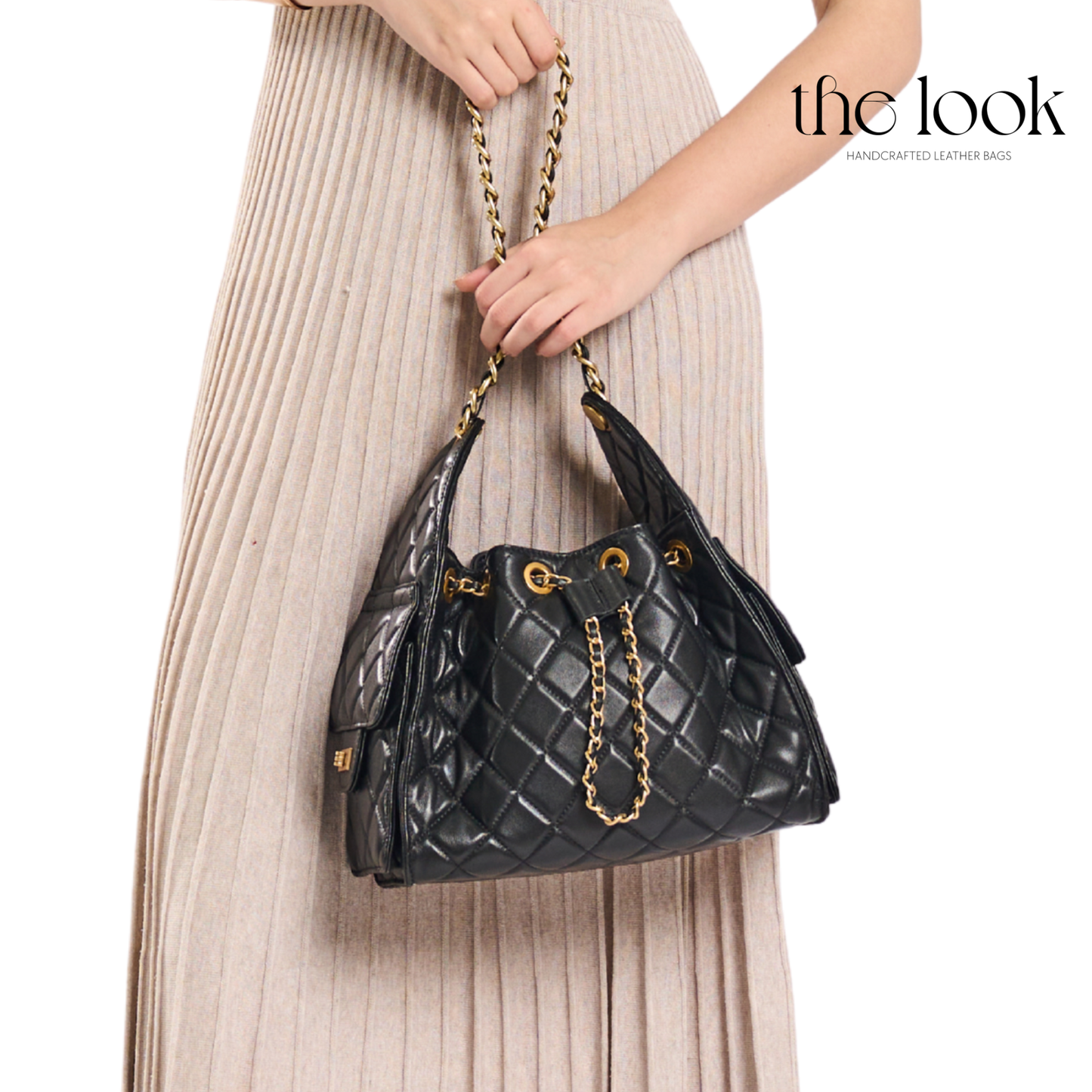 The Quilte Hobo Shoulder Bag