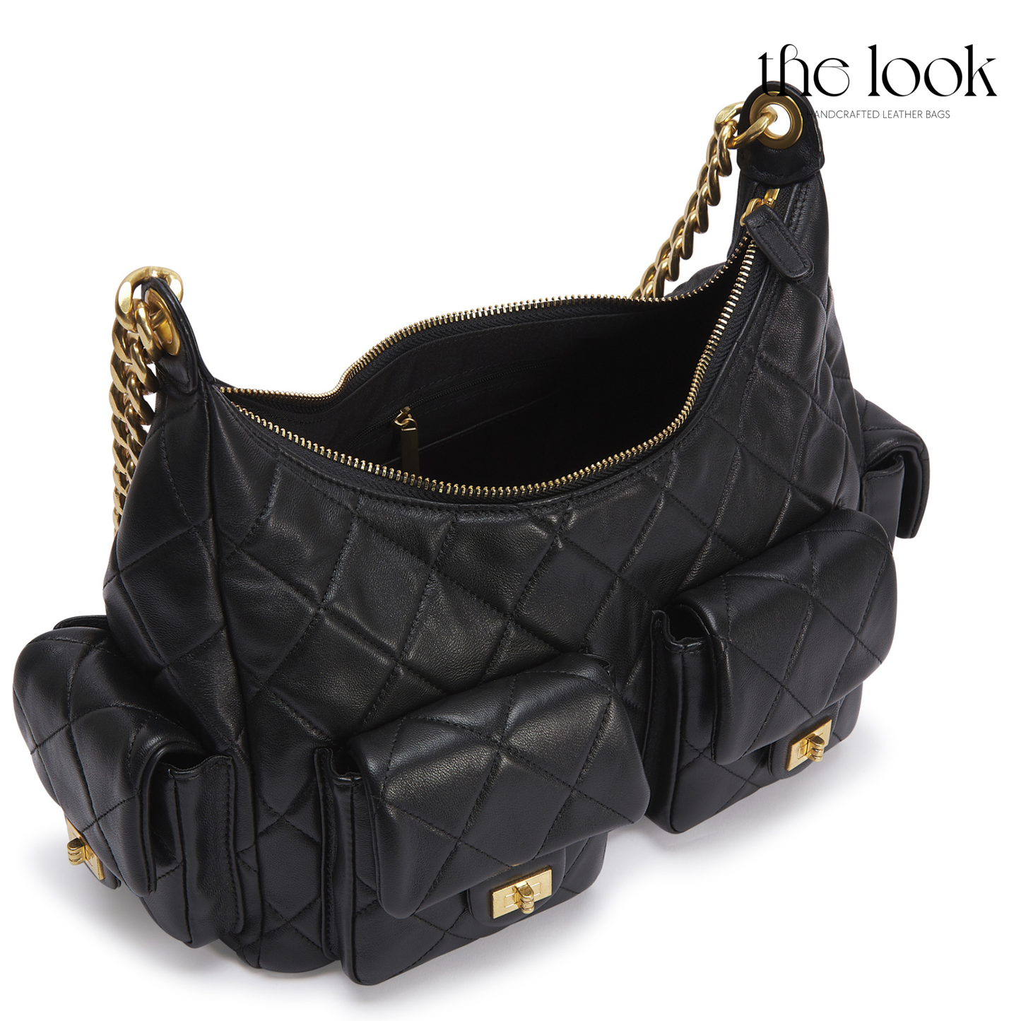 The Quilte Small Multipocket Shoulder Bag