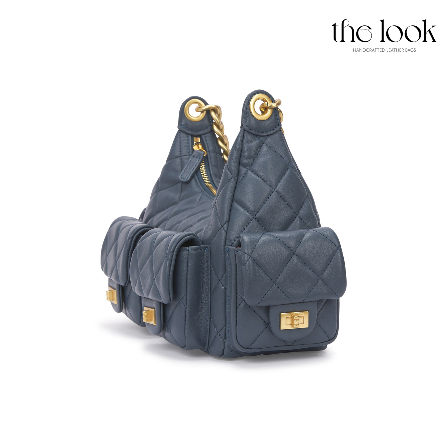 The Quilte Small Multipocket Shoulder Bag