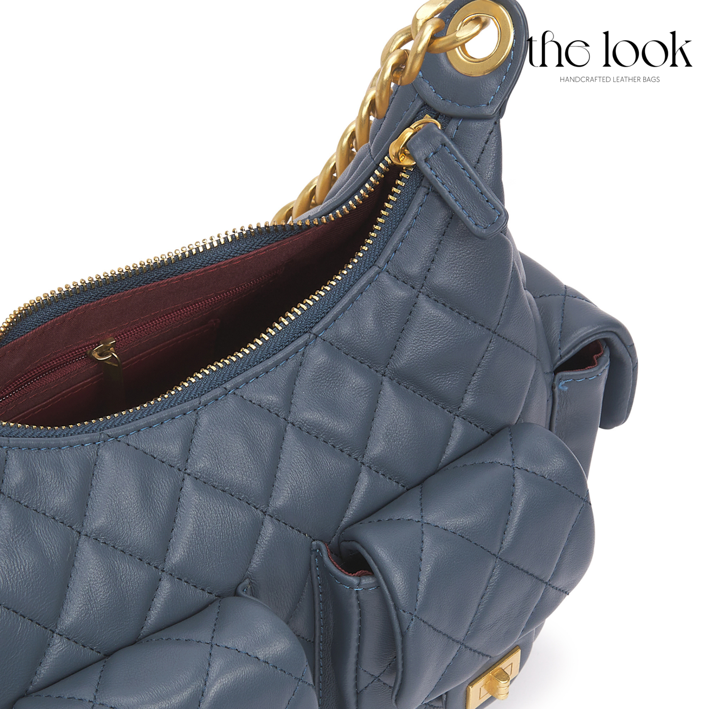 The Quilte Small Multipocket Shoulder Bag