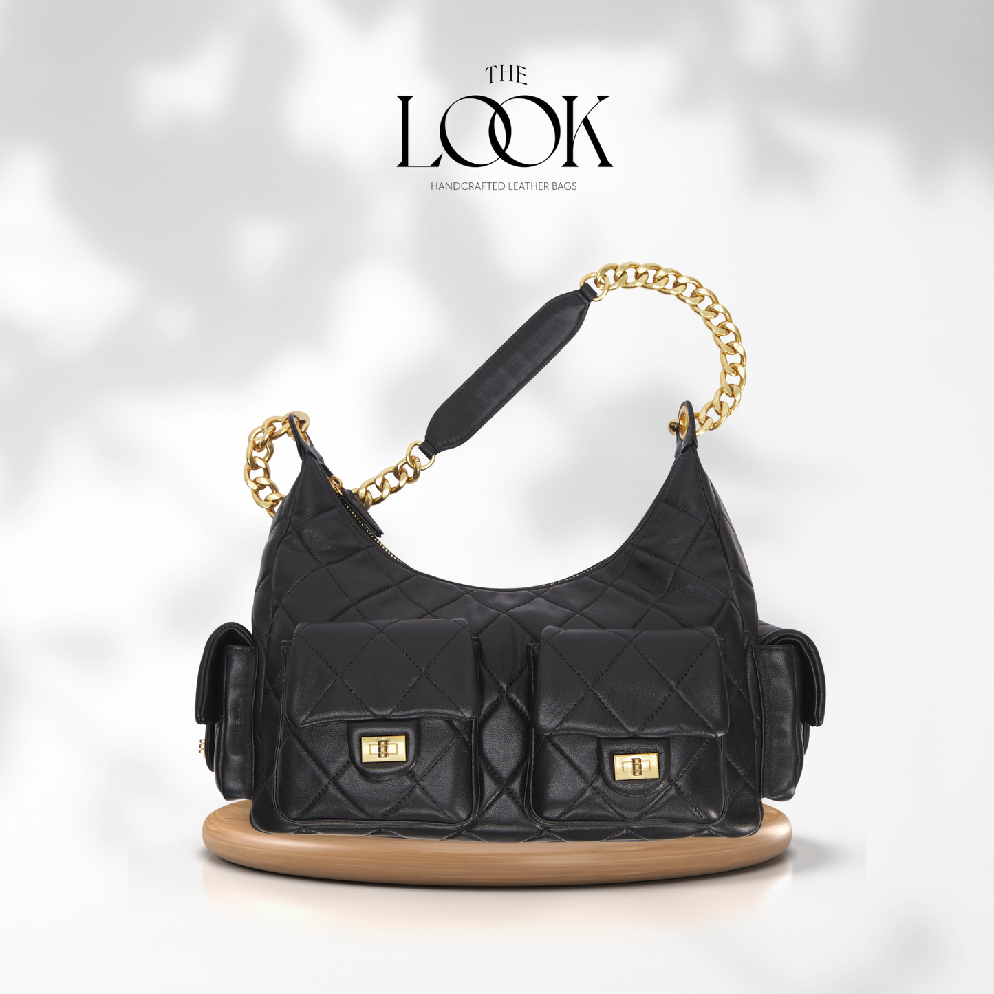 The Quilte Small Multipocket Shoulder Bag