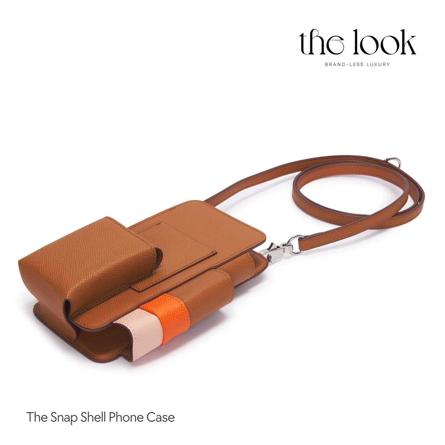 The Snap Shell Phone Case in Gold Tan