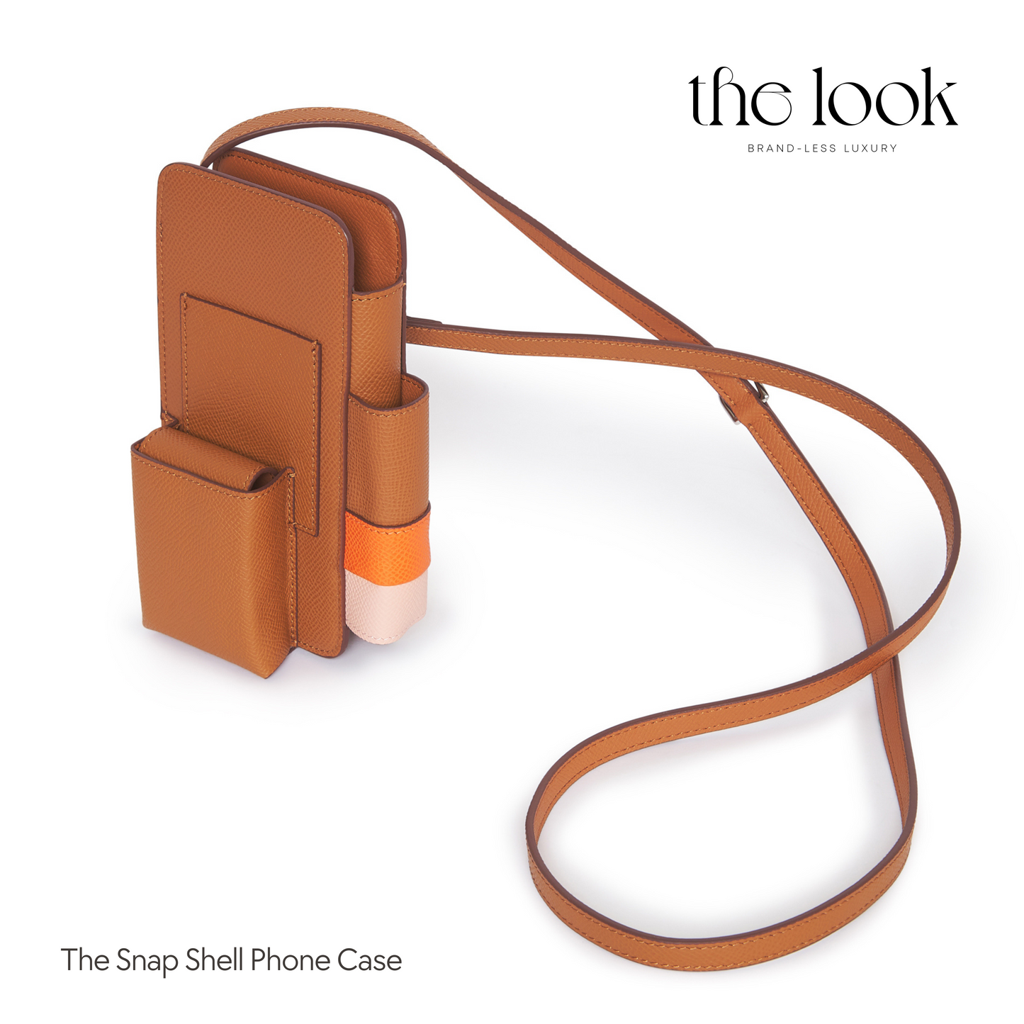 The Snap Shell Phone Case in Gold Tan