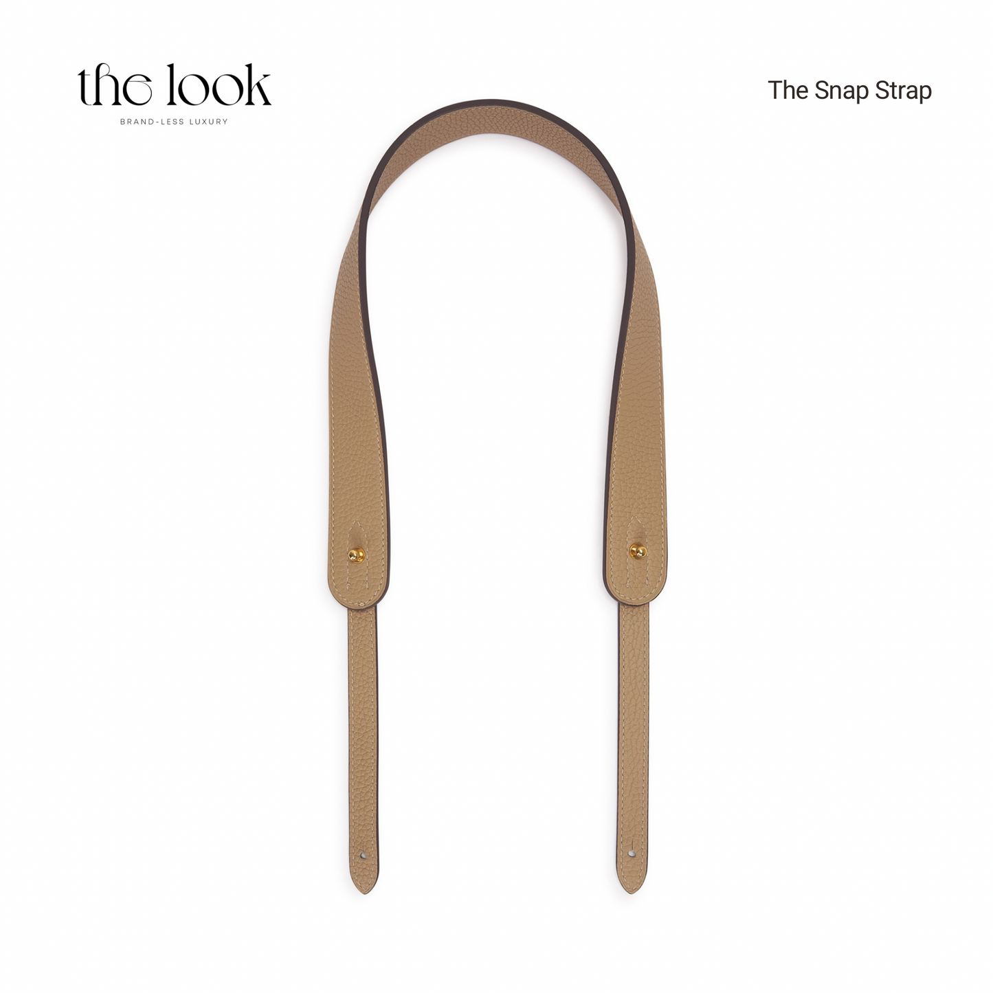 The Snap Strap (Removable Strap) in Biscuit by The Look