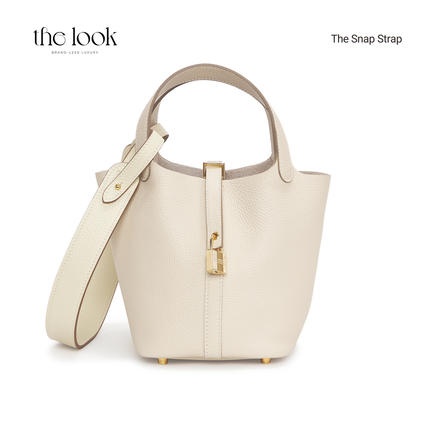 The Snap Strap (Removable Strap) in Cream by The Look