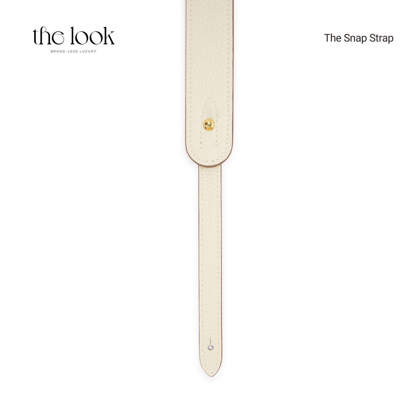 The Snap Strap (Removable Strap) in Cream by The Look