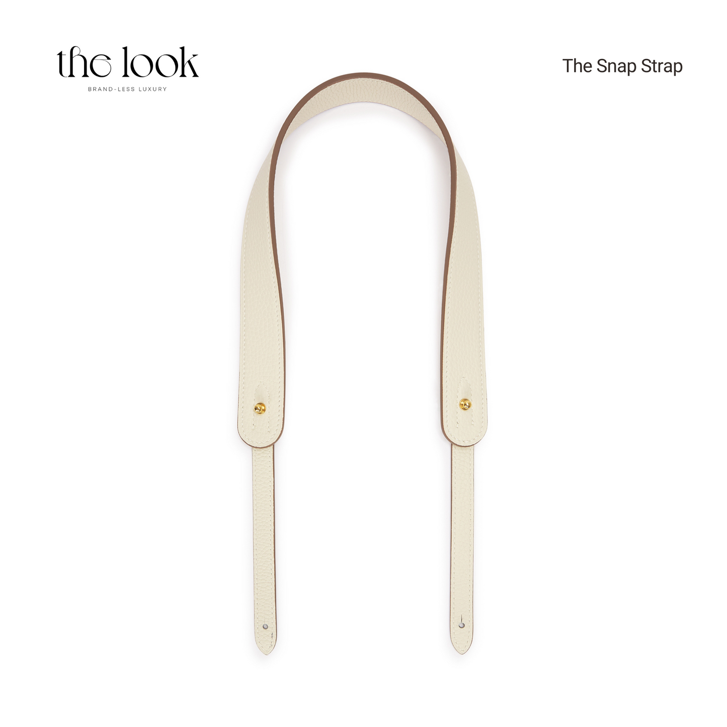 The Snap Strap (Removable Strap) in Cream by The Look