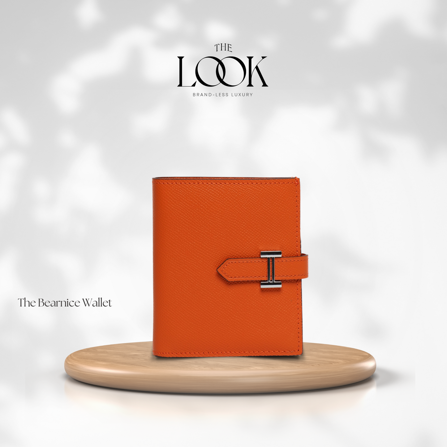 The Bearnice Compact Wallet in Tangerine