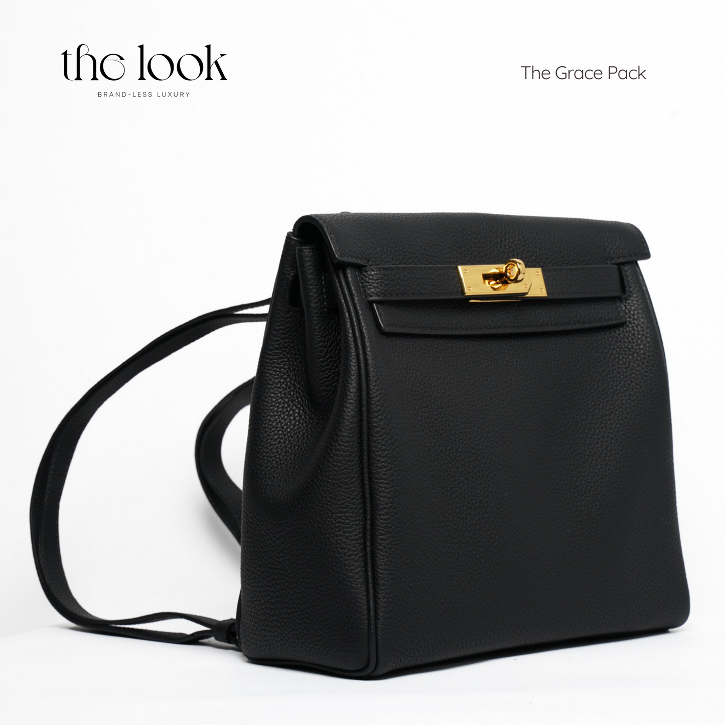 The Grace Pack Togo Leather in Noir GHW by The Look