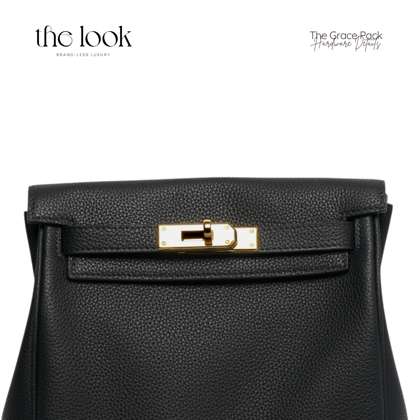 The Grace Pack Togo Leather in Noir GHW by The Look