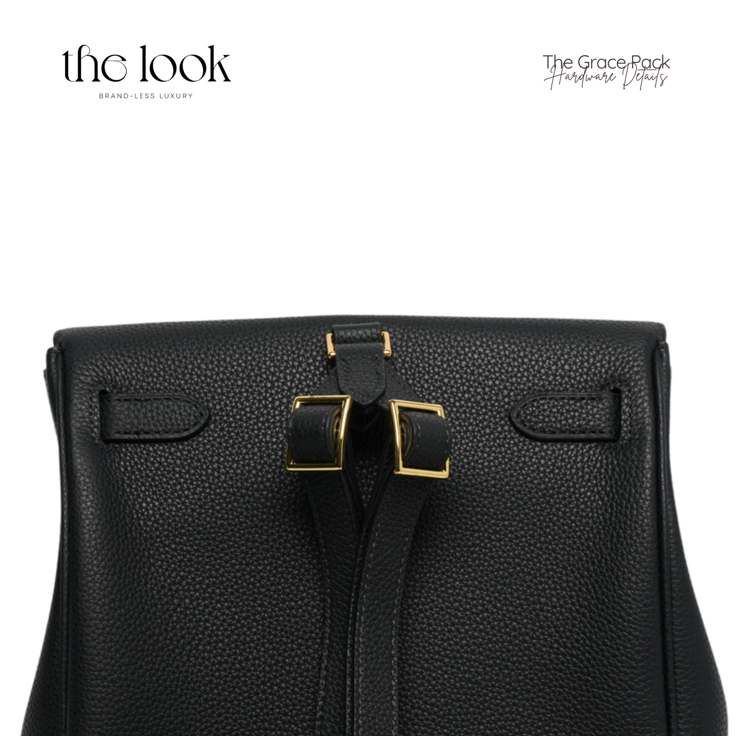 The Grace Pack Togo Leather in Noir GHW by The Look