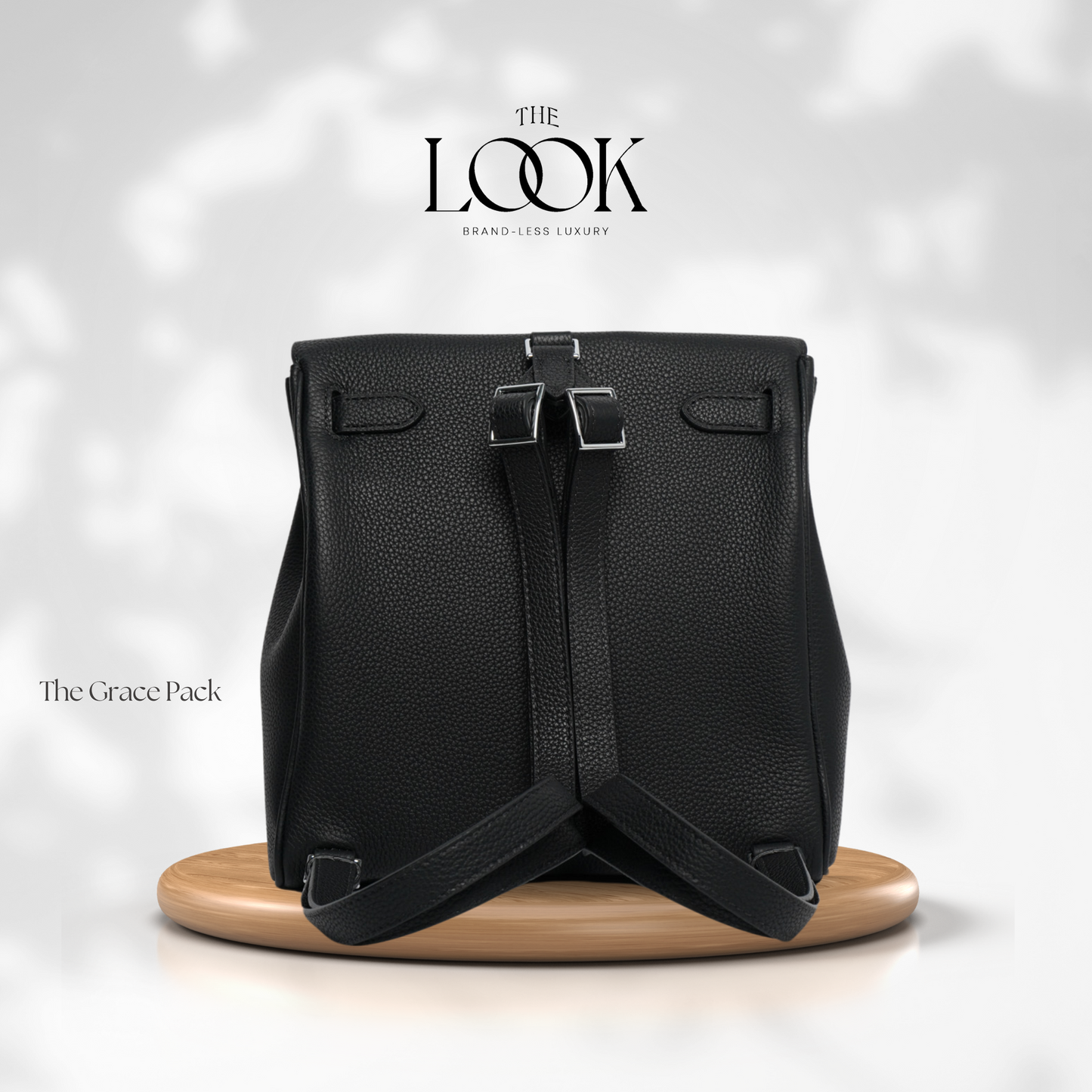 The Grace Pack Togo Leather in Noir SHW by The Look