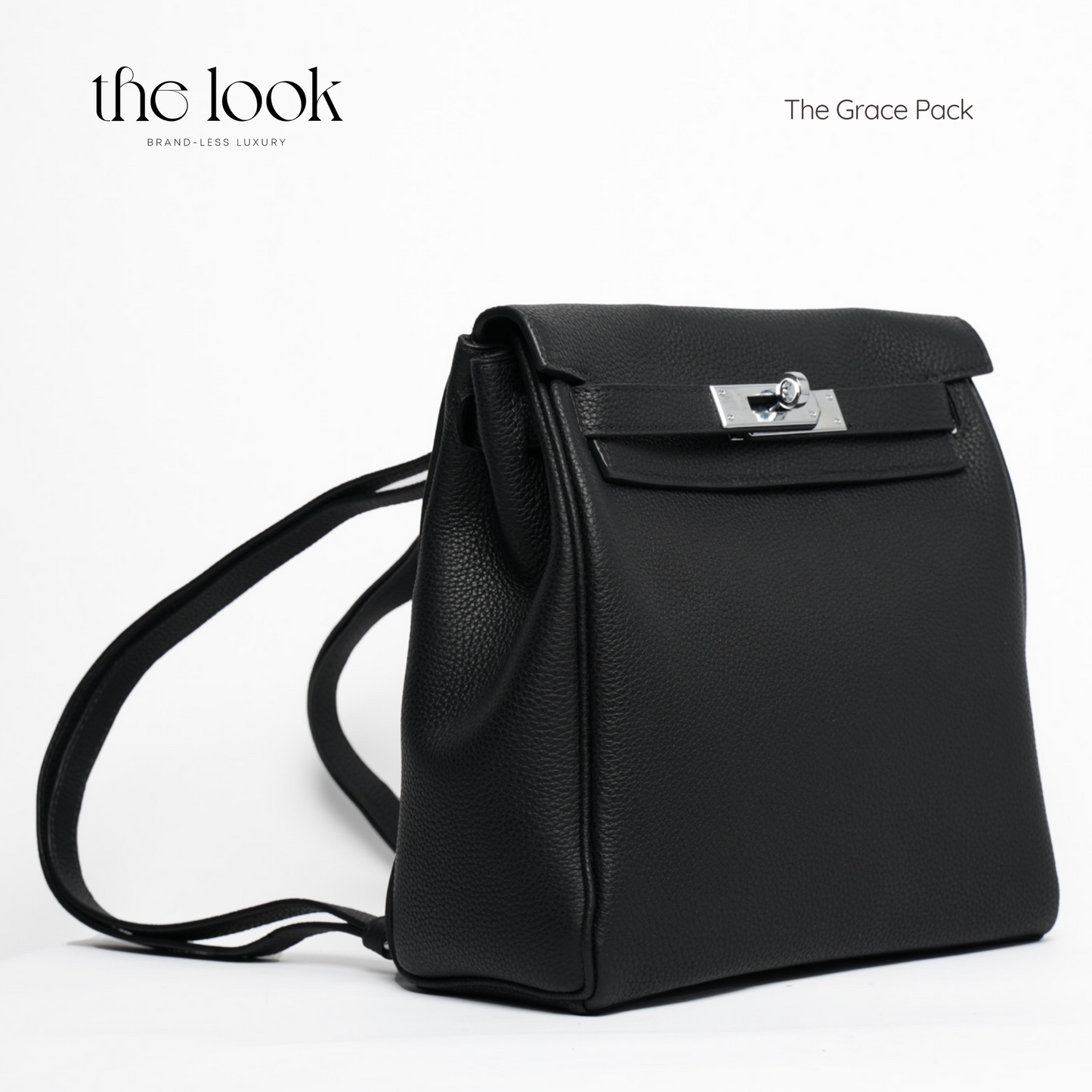 The Grace Pack Togo Leather in Noir SHW by The Look