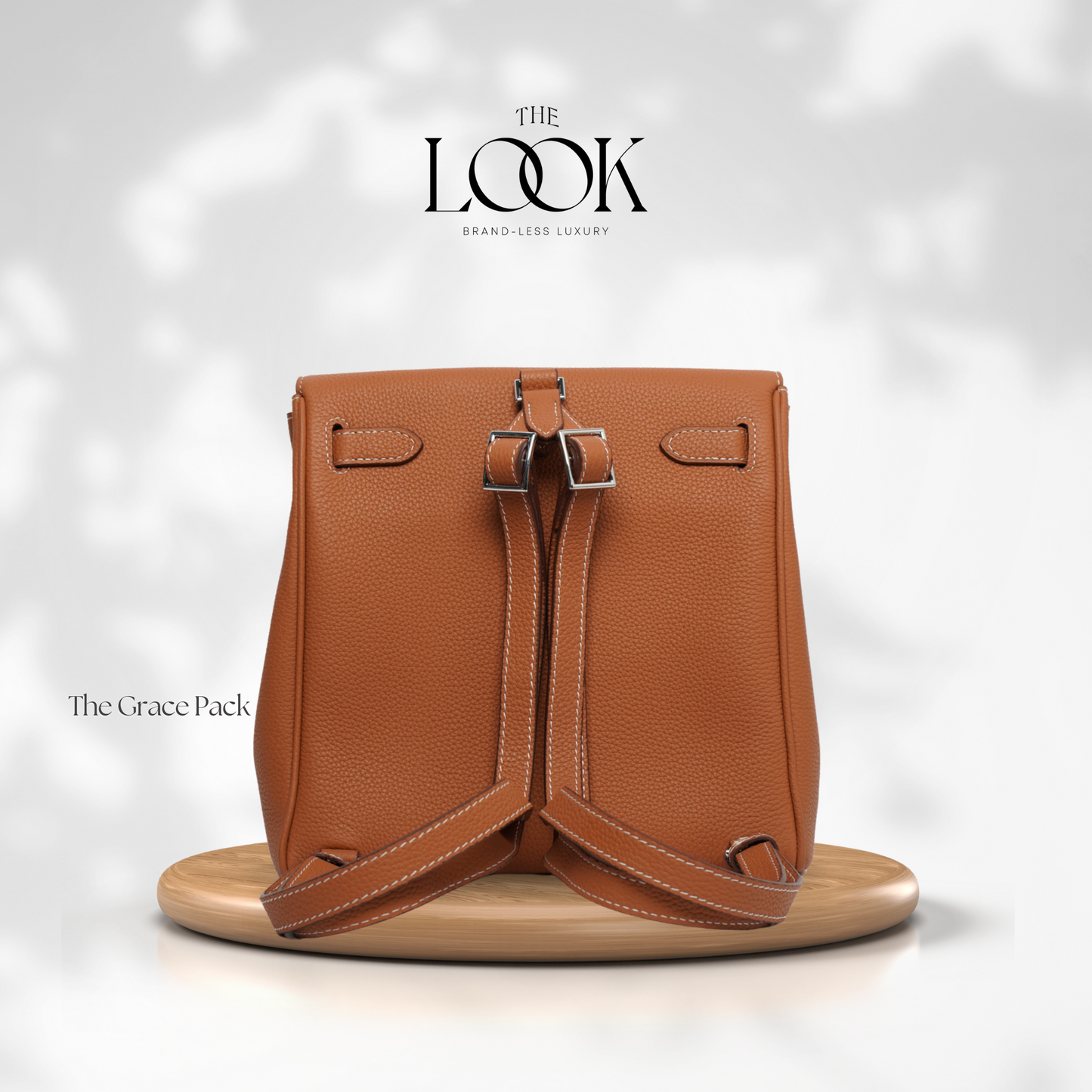 The Grace Pack Togo Leather in Gold Tan SHW by The Look