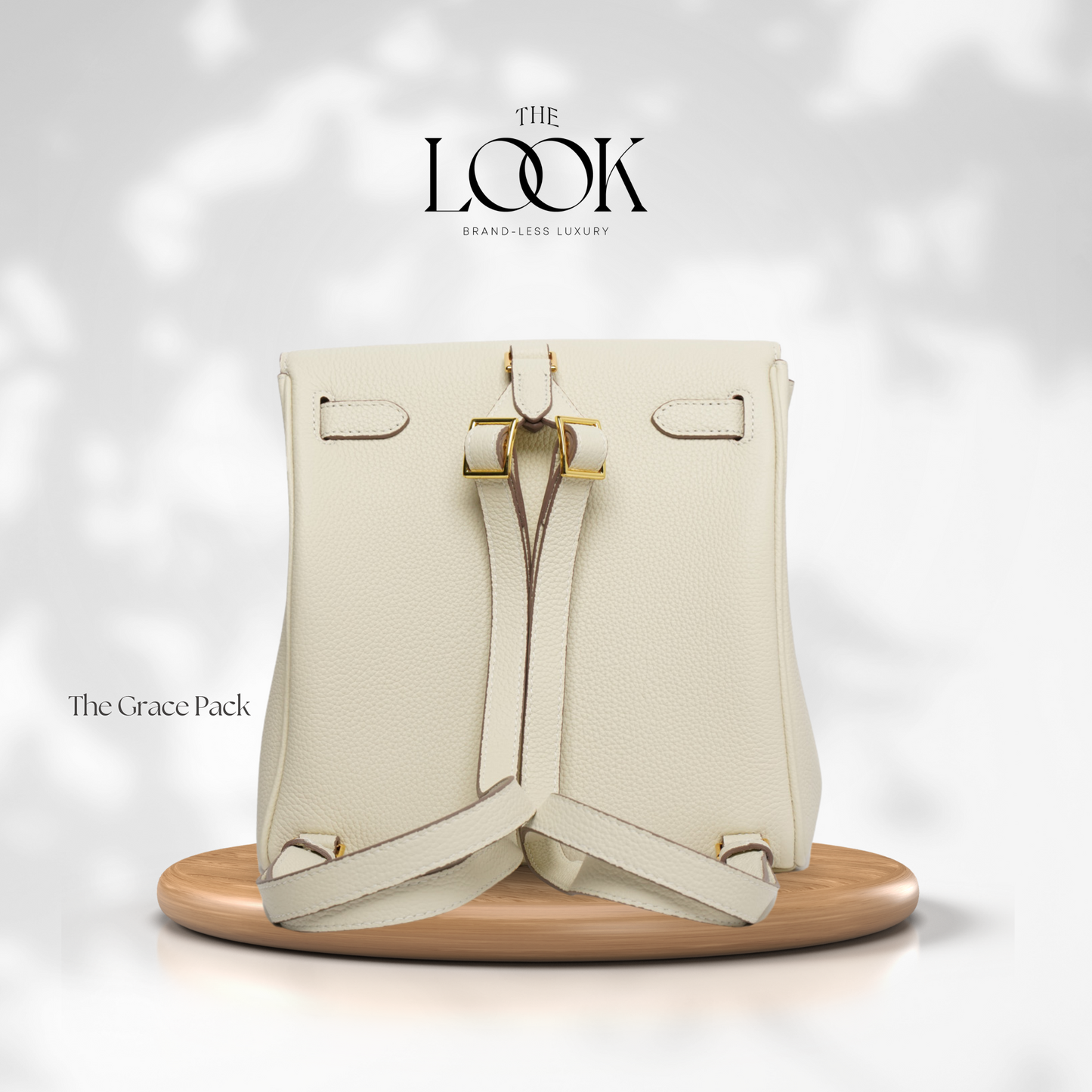 The Grace Pack Togo Leather in Cream GHW by The Look