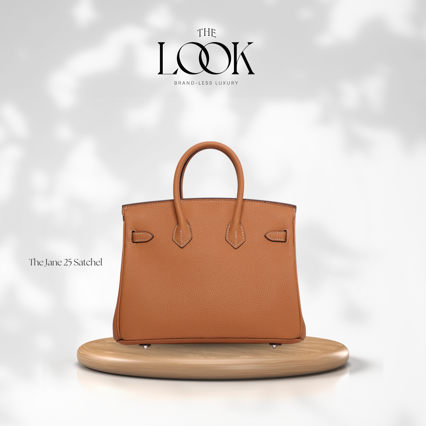 The Jane 25 Togo Leather in Gold Tan SHW by The Look