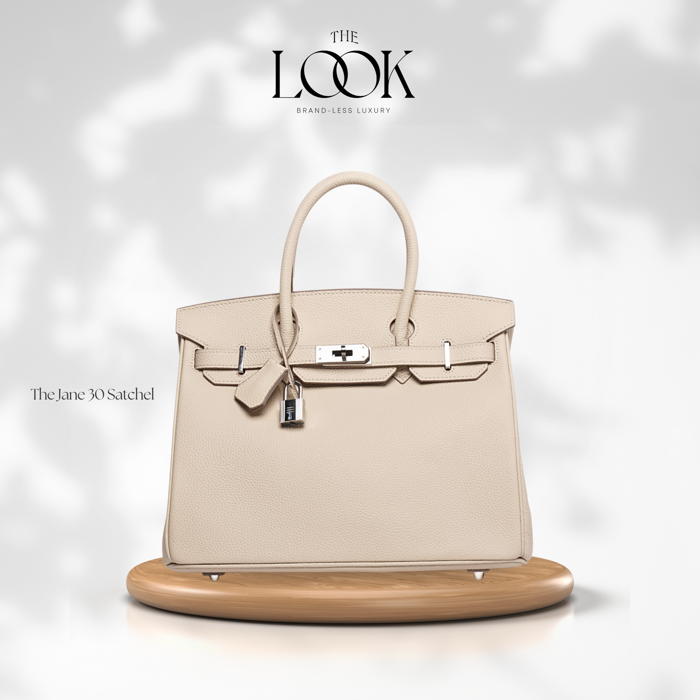 The Jane 30 Togo Leather in Cream SHW by The Look