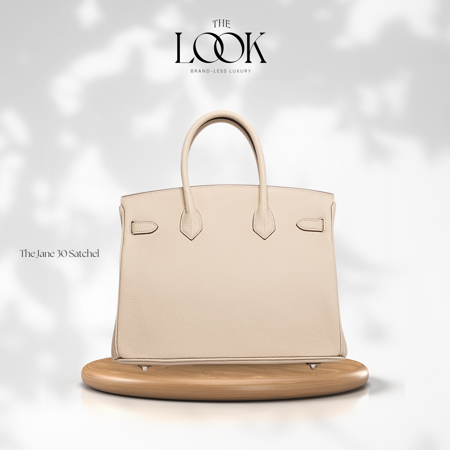 The Jane 30 Togo Leather in Cream SHW by The Look