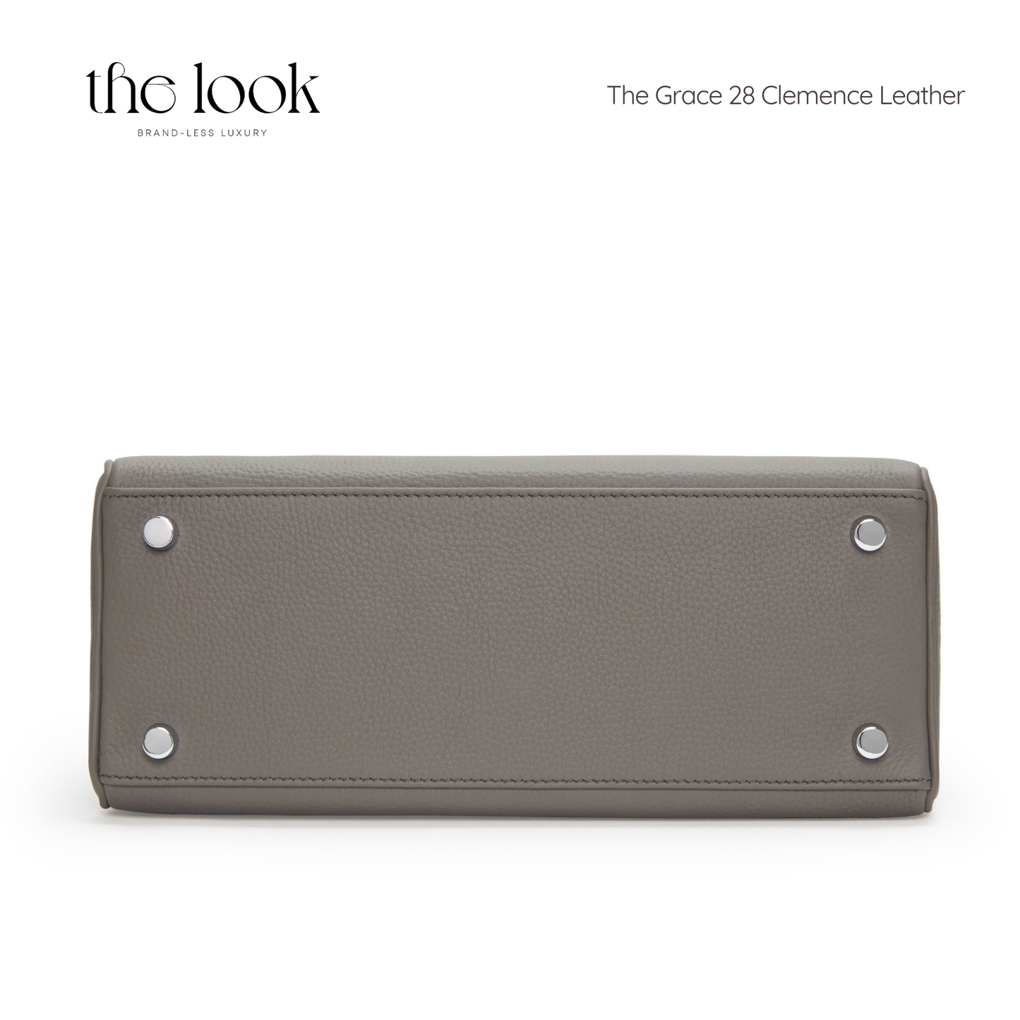 The Grace 28 Satchel Clemence Leather in Etain SHW by The Look