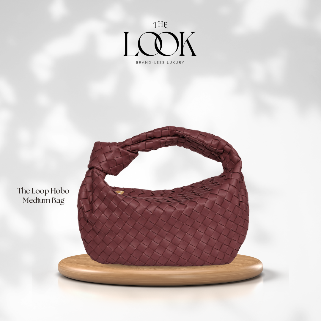 The Loop Medium Hobo Bag (Elité Edition) — handcrafted genuine leather hobo bag, view 11, The Look Officiel