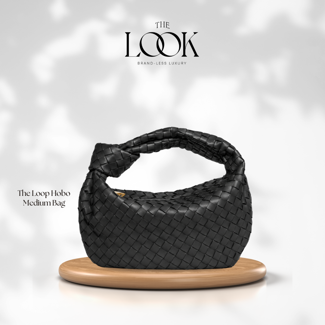The Loop Medium Hobo Bag (Elité Edition) — handcrafted genuine leather hobo bag, view 16, The Look Officiel