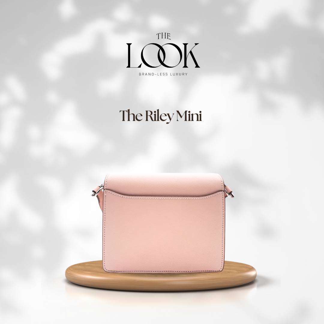 The Riley Mini Evercolor Leather in Sakura Pink SHW