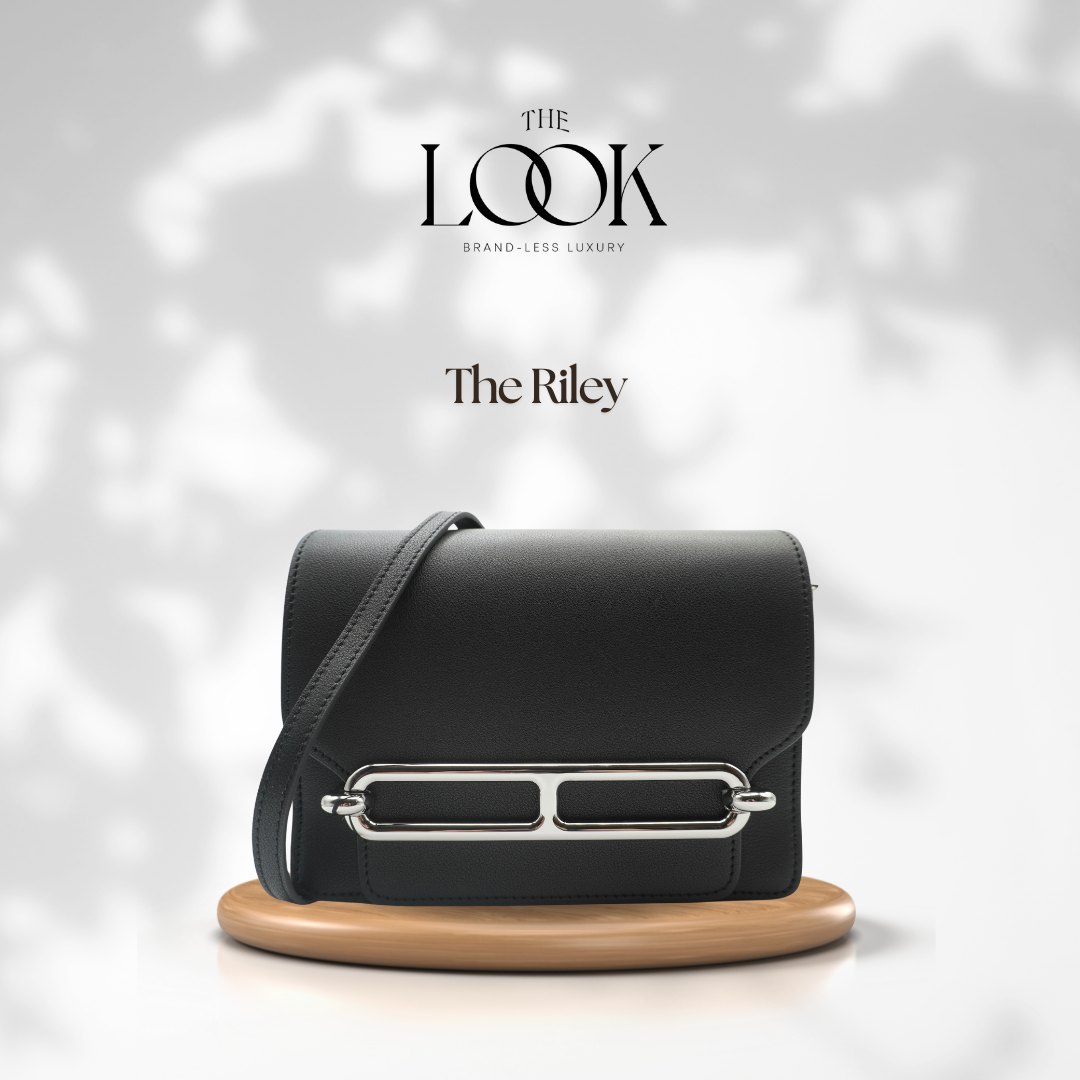 The Riley Evercolor Leather in Noir SHW