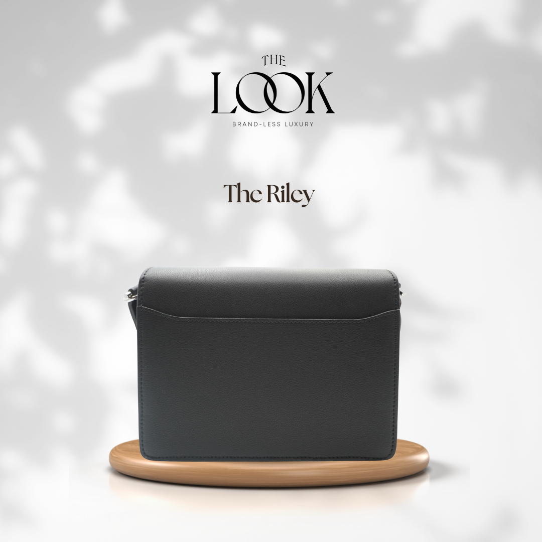 The Riley Evercolor Leather in Noir SHW