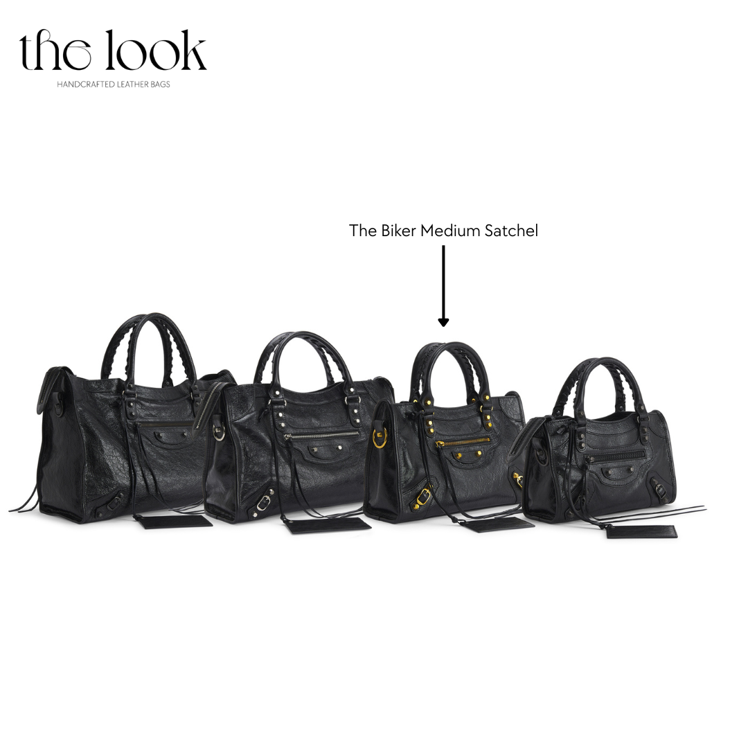 Biker Satchel Medium size guide