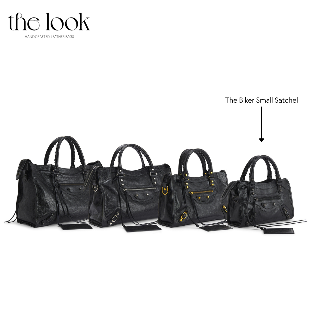 Biker Satchel Small Size Guide