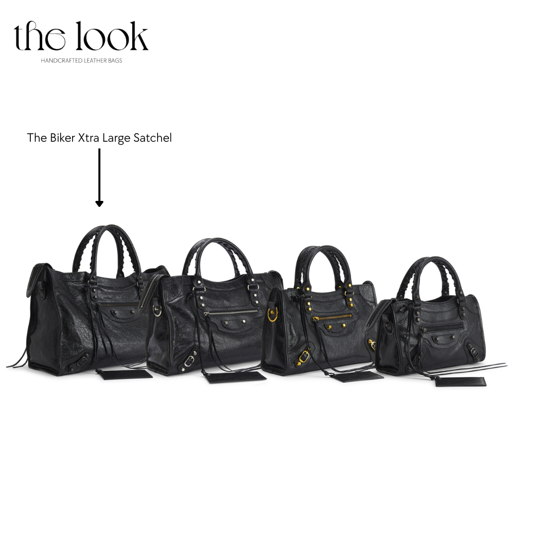 Biker Satchel Jumbo size guide