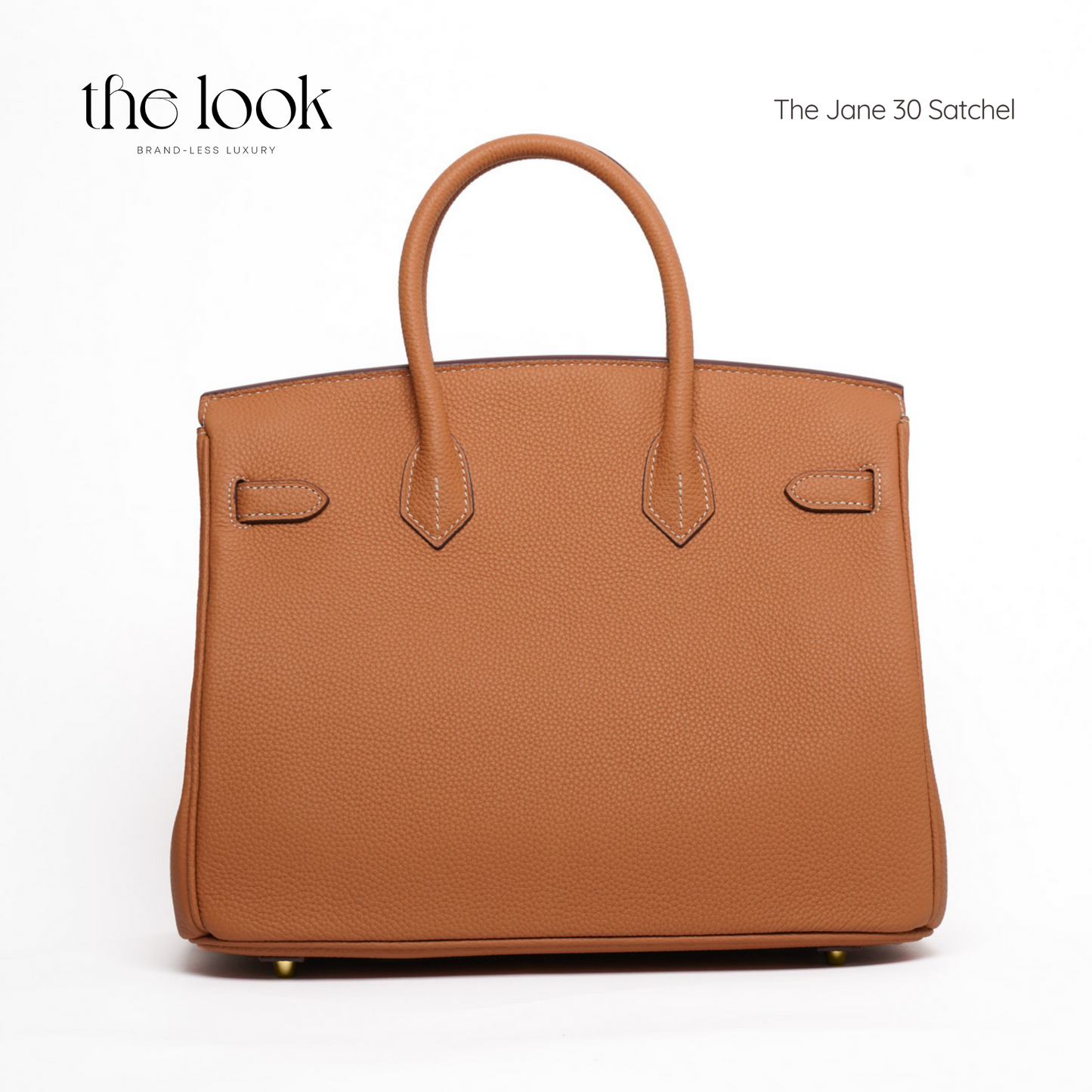 The Jane 30 Togo Leather in Gold Tan GHW by The Look