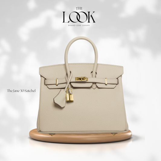 The Jane 30 Togo Leather in Cream GHW by The Look