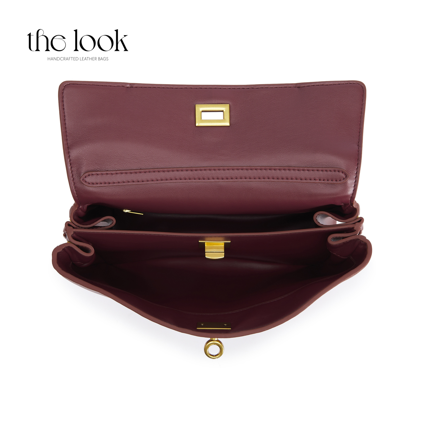 The Valen Medium Satchel — genuine leather handbag, alternate colour | The Look Officiel