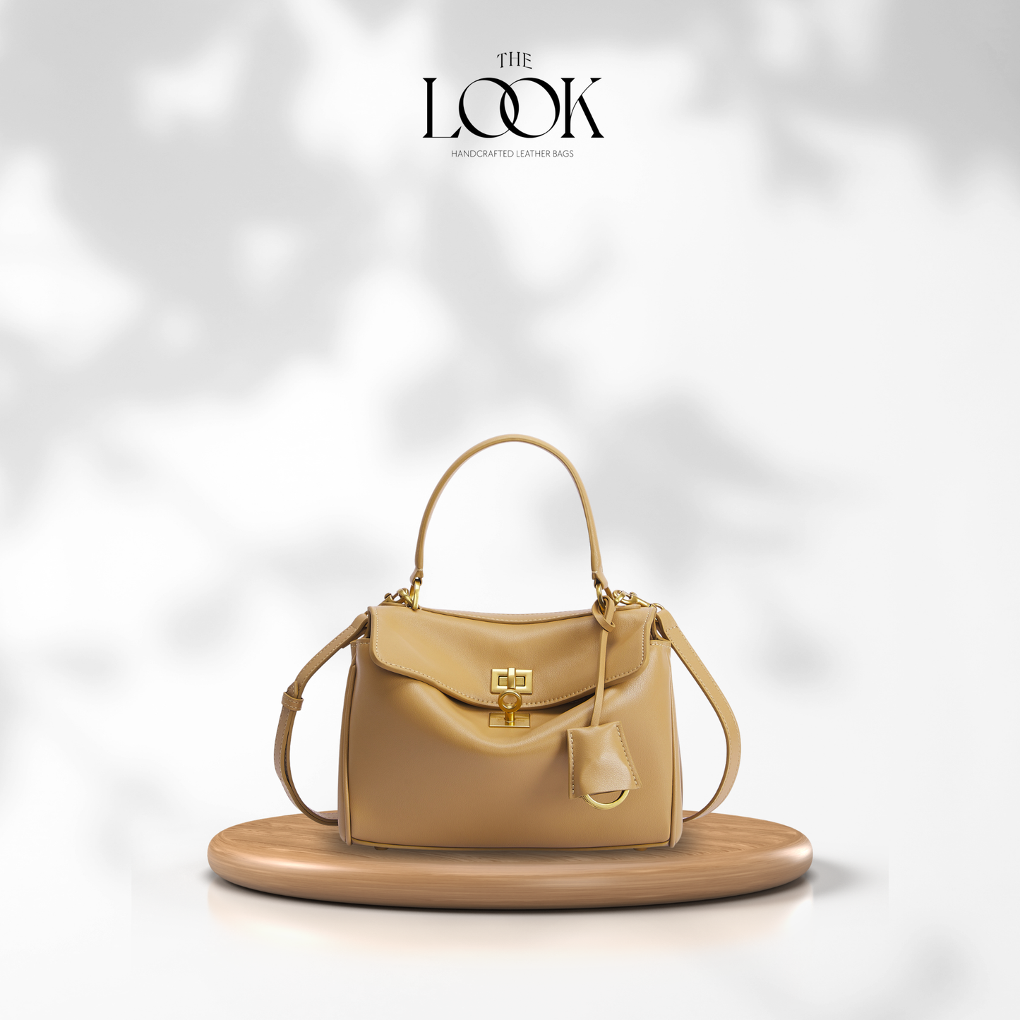 The Valen Small Satchel — genuine leather handbag, The Look Officiel